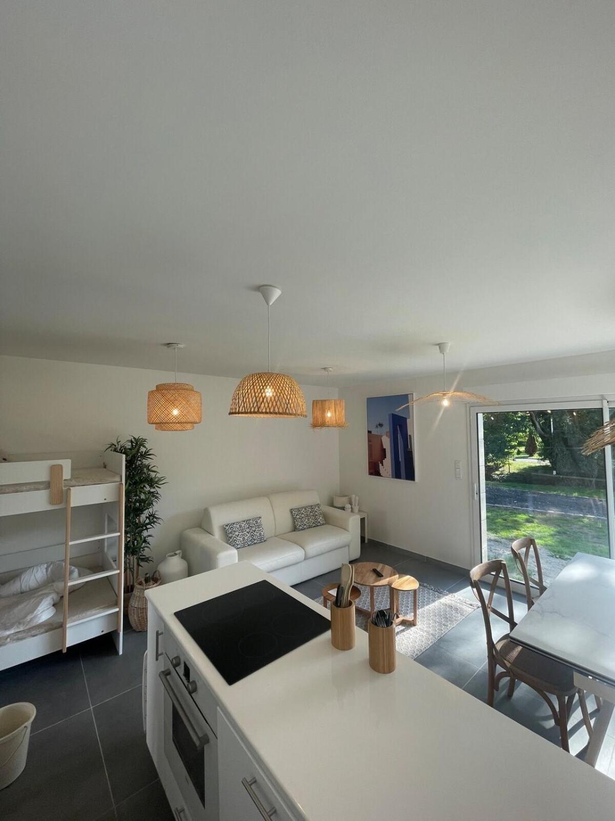 Appartement L'Opale - Le White à Les Attaques Chambre photo
