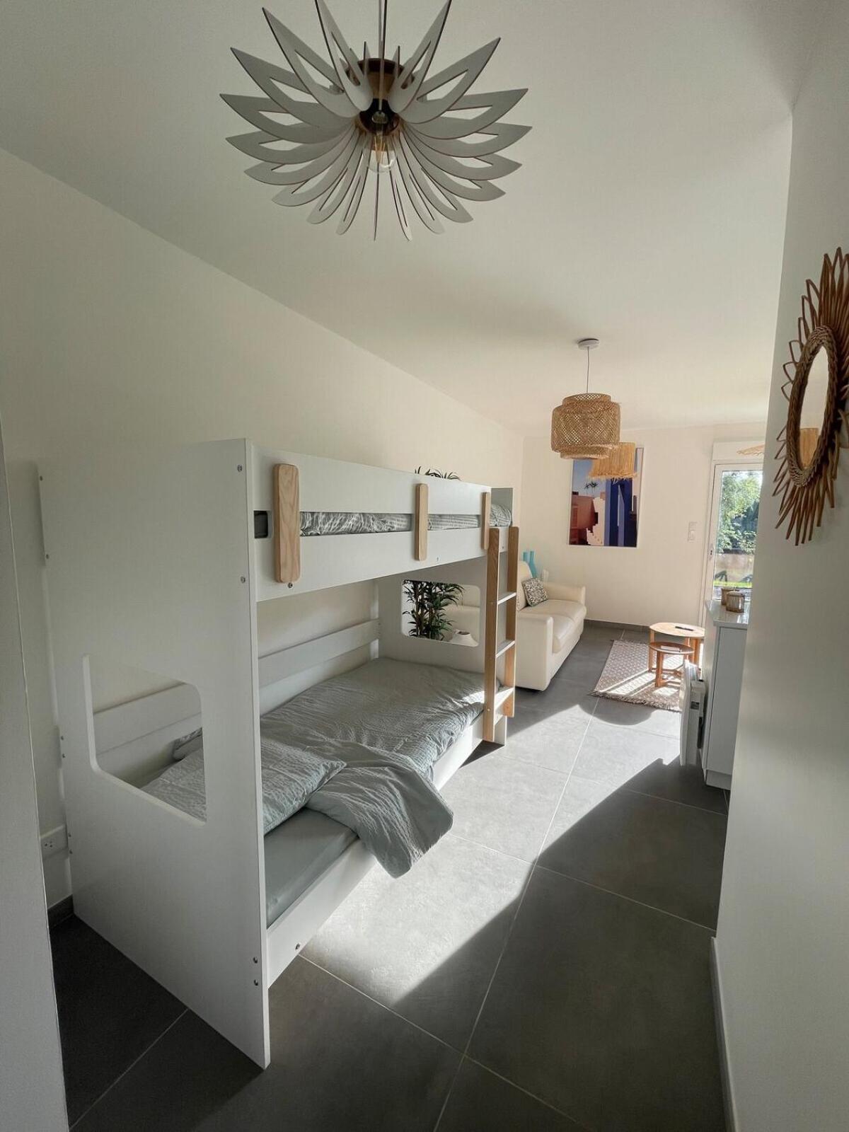 Appartement L'Opale - Le White à Les Attaques Chambre photo