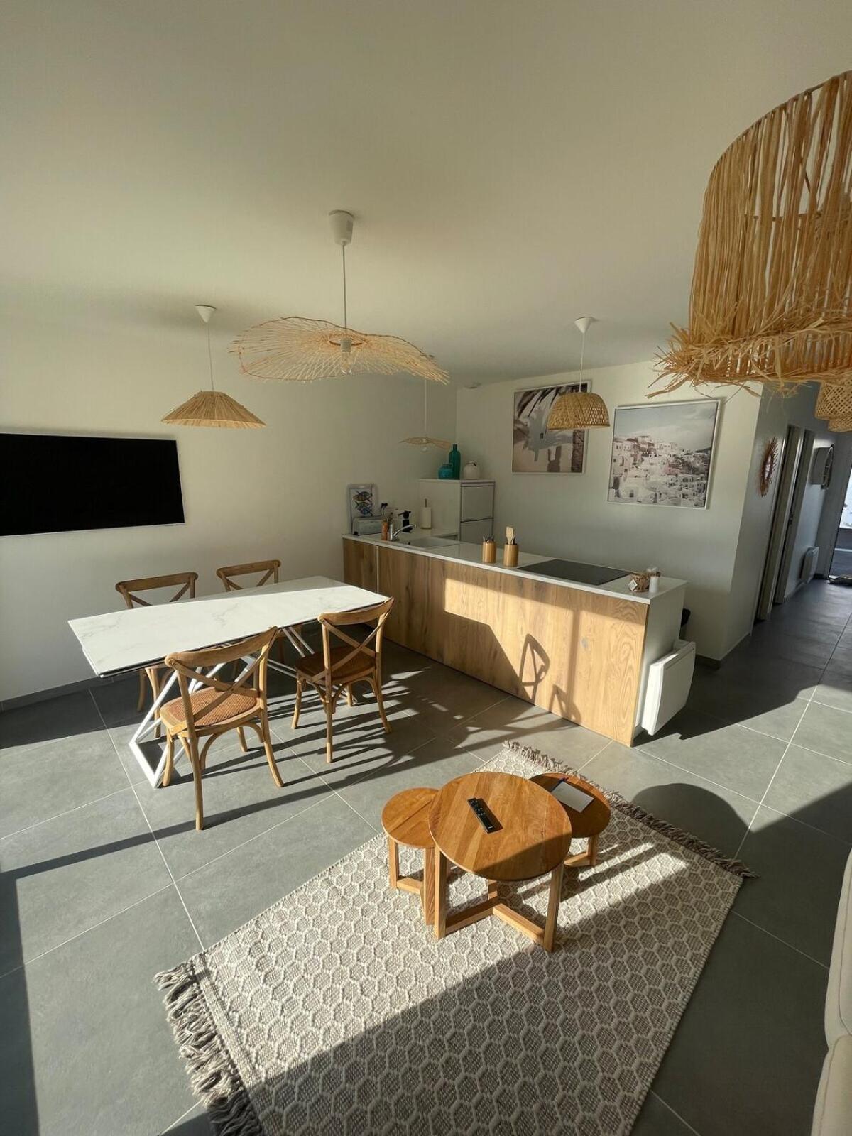 Appartement L'Opale - Le White à Les Attaques Chambre photo
